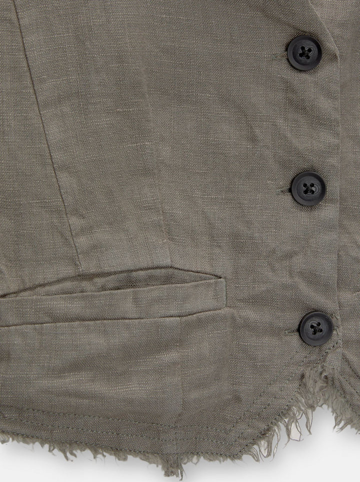 Moudda PULL & BEAR - Gilet Tailoring Bas Désfilé Lin - Tunisie 4