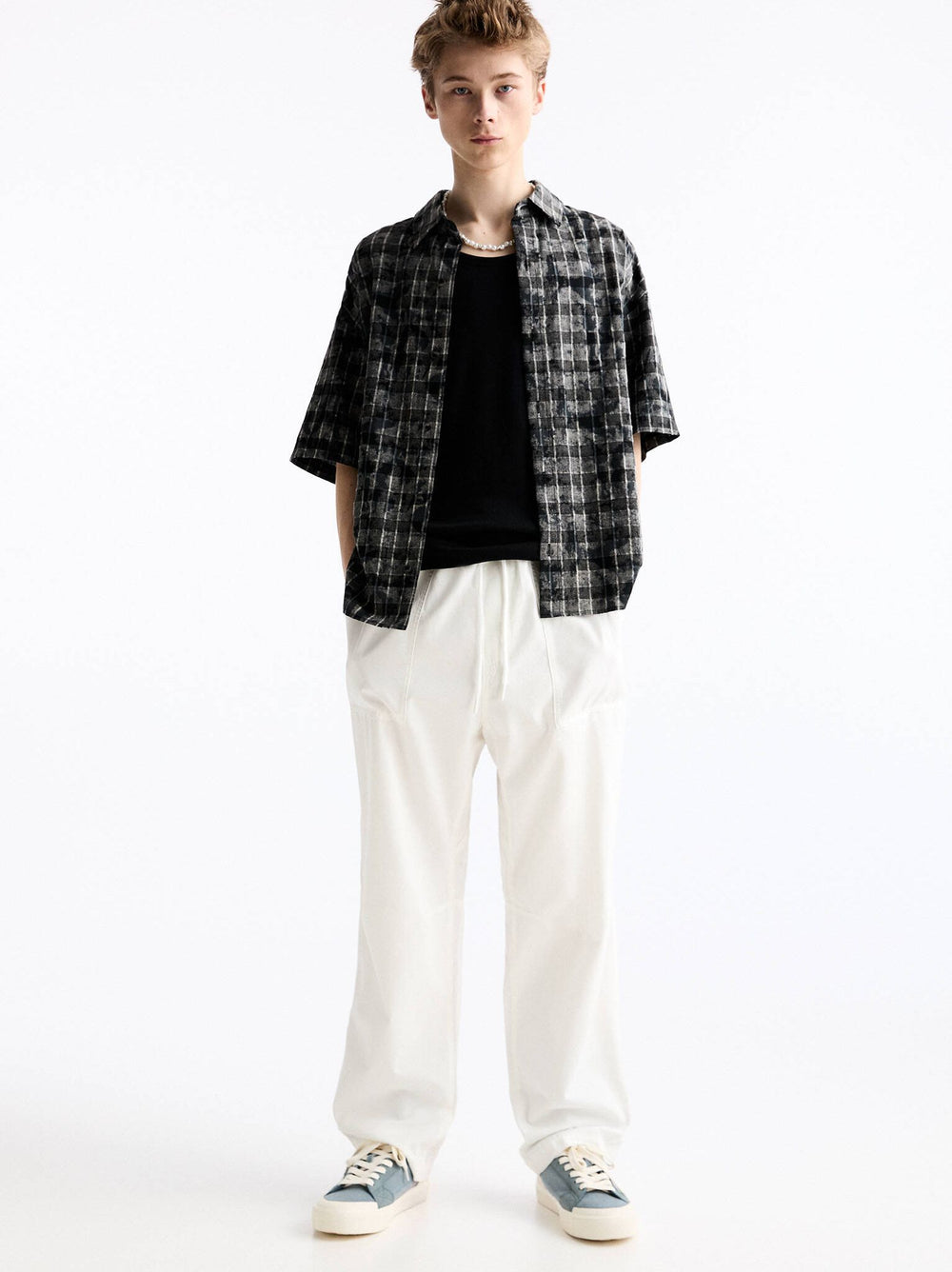 Moudda PULL & BEAR - Pantalon Beach sans Revers Fatigue STWD - Tunisie 2