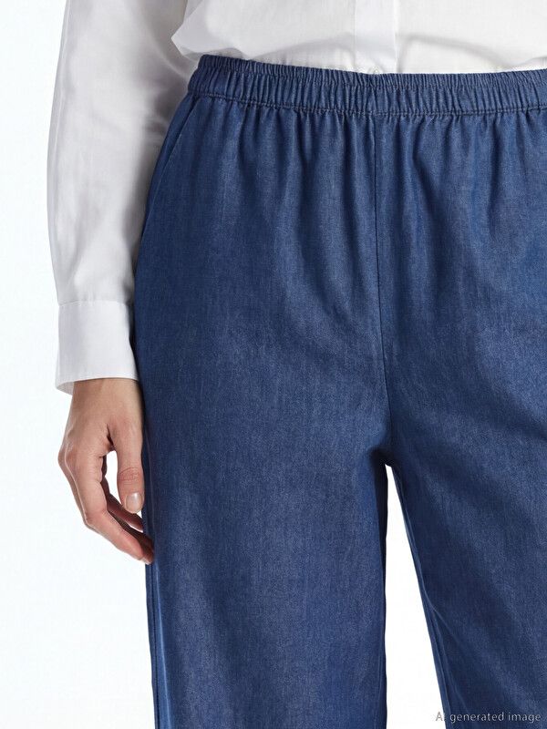 Moudda LC Waikiki - Pantalon en jean pour Femme couleur Rodeo foncé - Tunisie 3