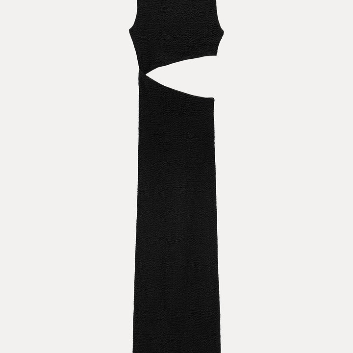 Moudda ZARA - Robe longue en dentelle, manches courtes, découpes texturées - Tunisie 3