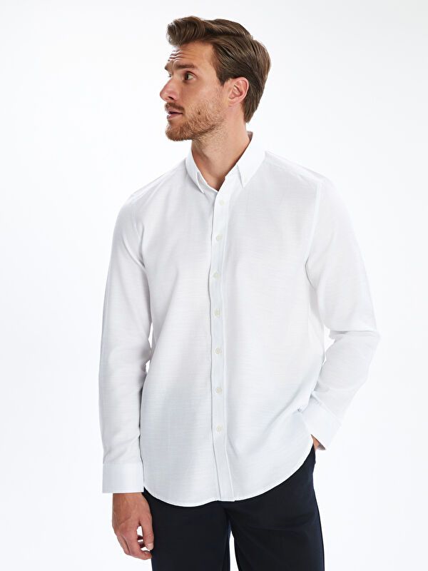 Moudda LC Waikiki - Chemise tissée à manches longues pour Hommes - Tunisie 1