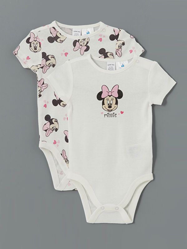 Moudda LC Waikiki - Body imprimé manches courtes en jersey - tenue de sport pour Fille - Tunisie 1