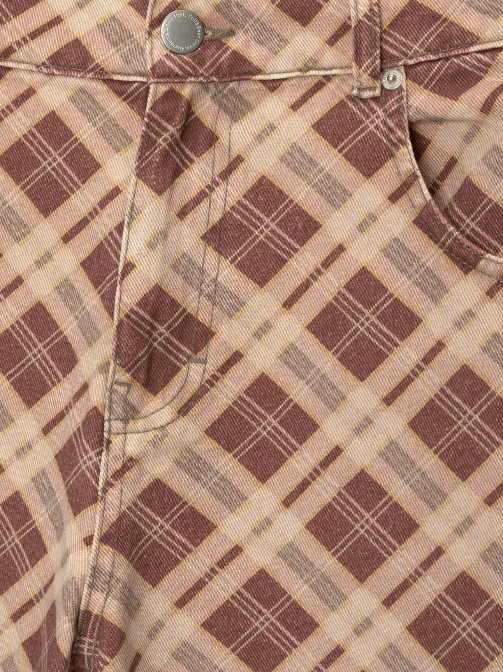 Moudda PULL & BEAR - Pantalon Ballon Baggy Losanges - Tunisie 6