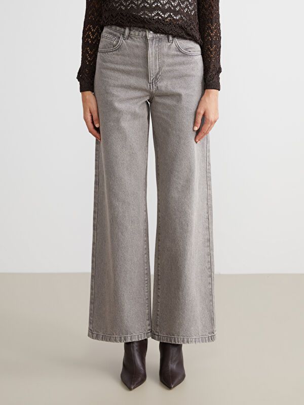 Moudda LC Waikiki - Pantalon jean tissé basique Femme Rodéo grey - Tunisie 2