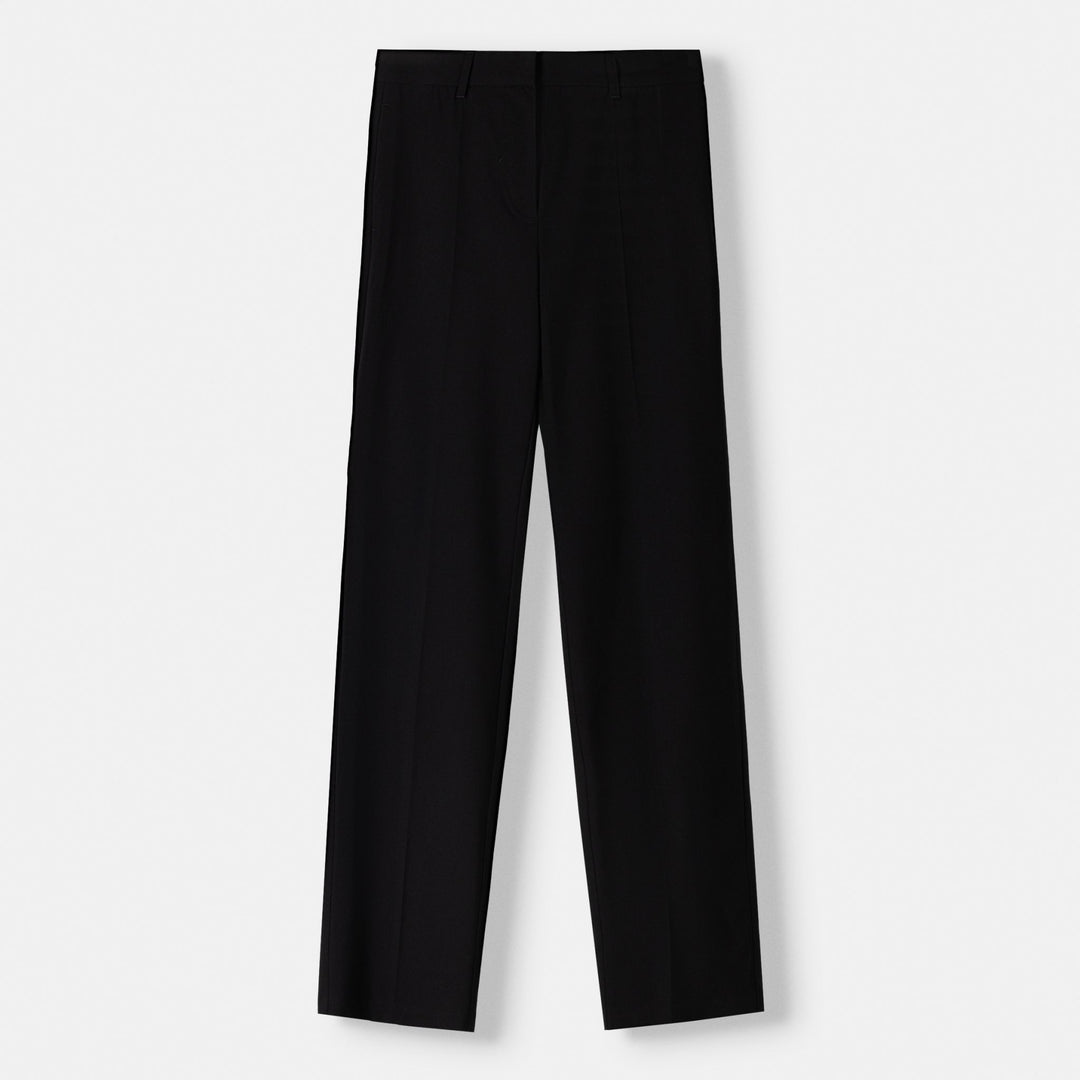 Moudda BERSHKA - Pantalon Droit Taille Basse en Polyviscose - Tunisie 1
