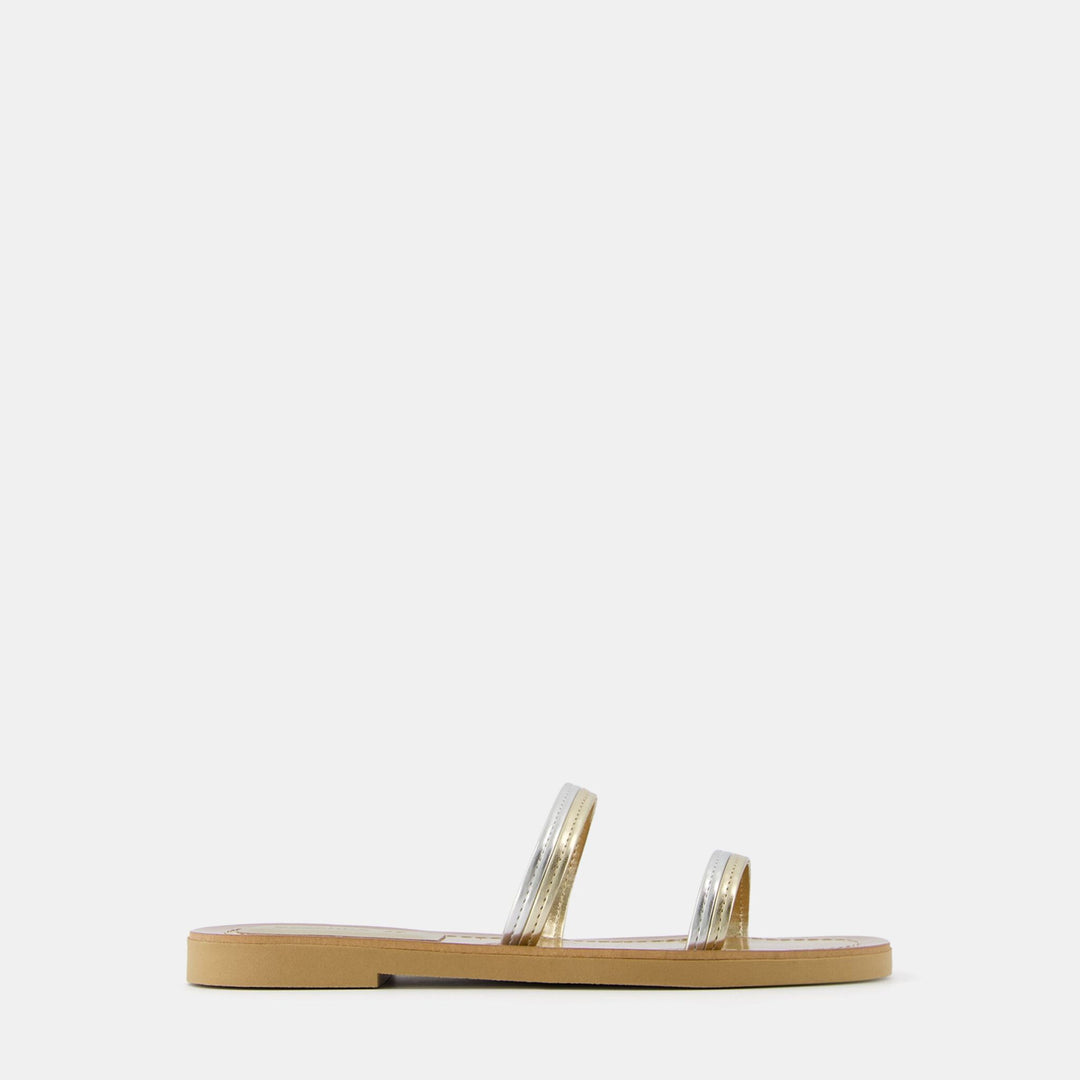 Moudda BERSHKA - Mule métallisée bandes - Tunisie 1
