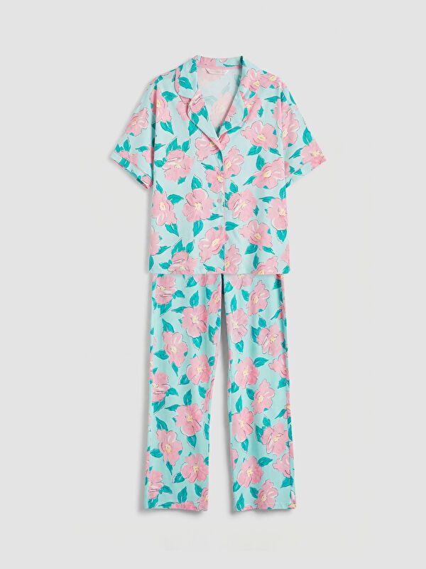 Moudda LC Waikiki - Pyjama manches courtes en jersey pour Femme - Tunisie 1