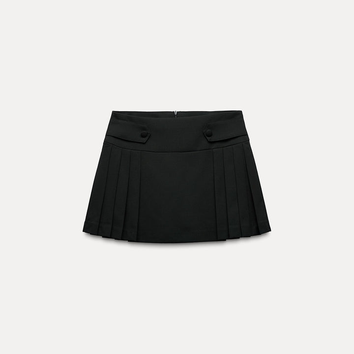 Moudda ZARA - Short-jupe plissé détail bouton taille - Tunisie 2