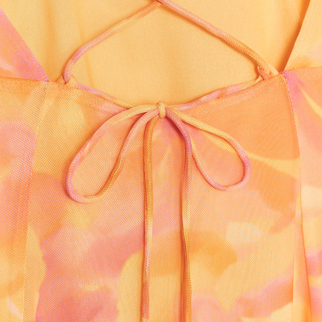 Moudda ZARA - Robe Courte Lingerie - Tulle Imprimé - Tunisie 3