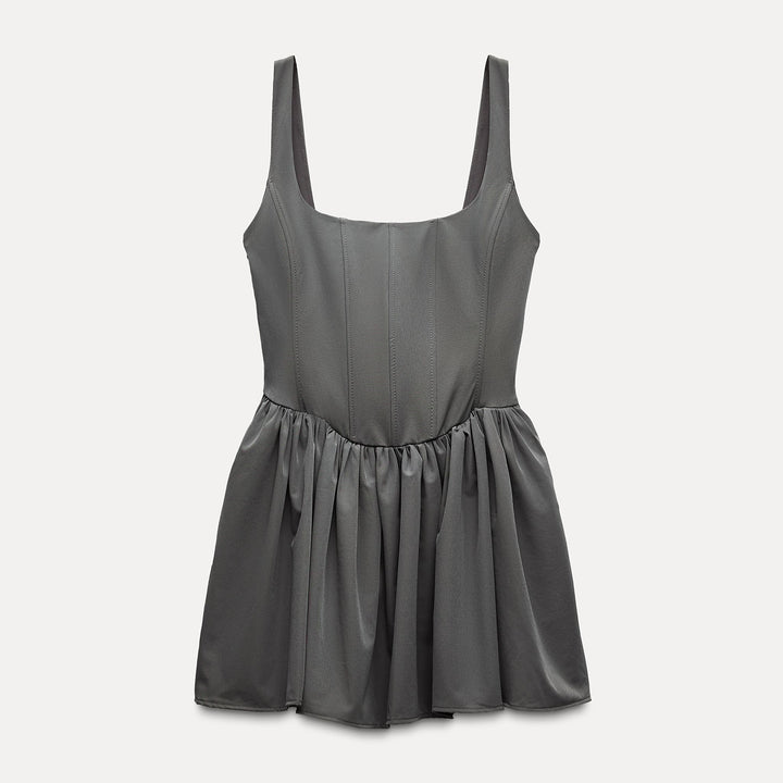 Moudda ZARA - Robe courte corset élastique fines bretelles capes - Tunisie 1
