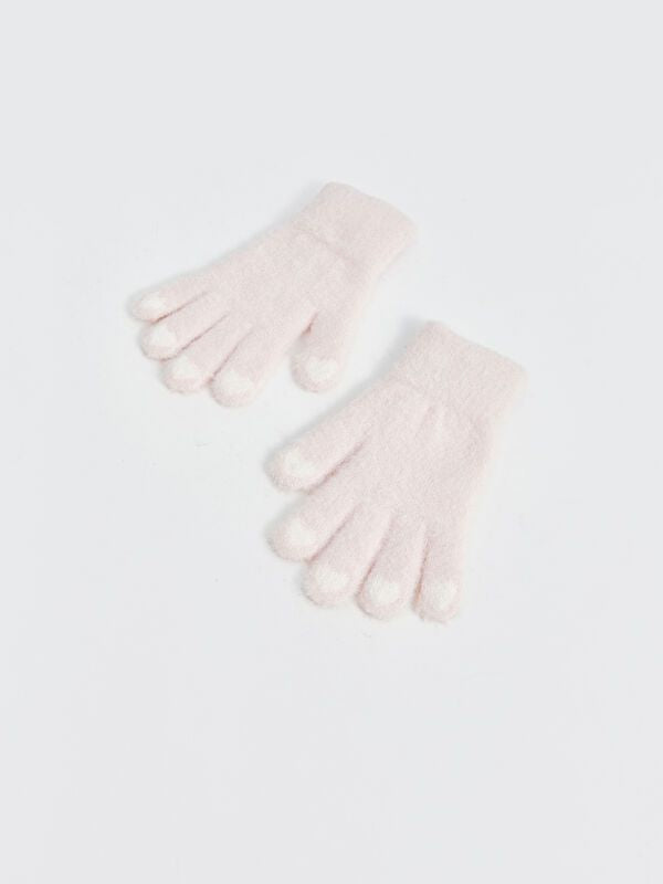 Moudda LC Waikiki - Gants tricot Fille Rose - Tunisie 1