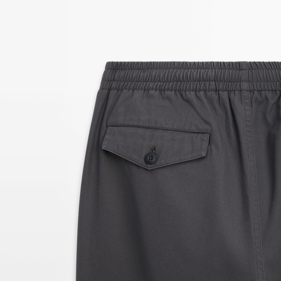 Moudda Massimo Dutti - Pantalon crêpe coupe jogging - Tunisie 6
