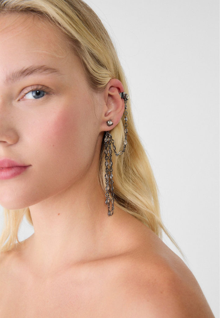 Moudda STRADIVARIUS - Boucle d'Oreille Ear Cuff Bijou - Tunisie 3