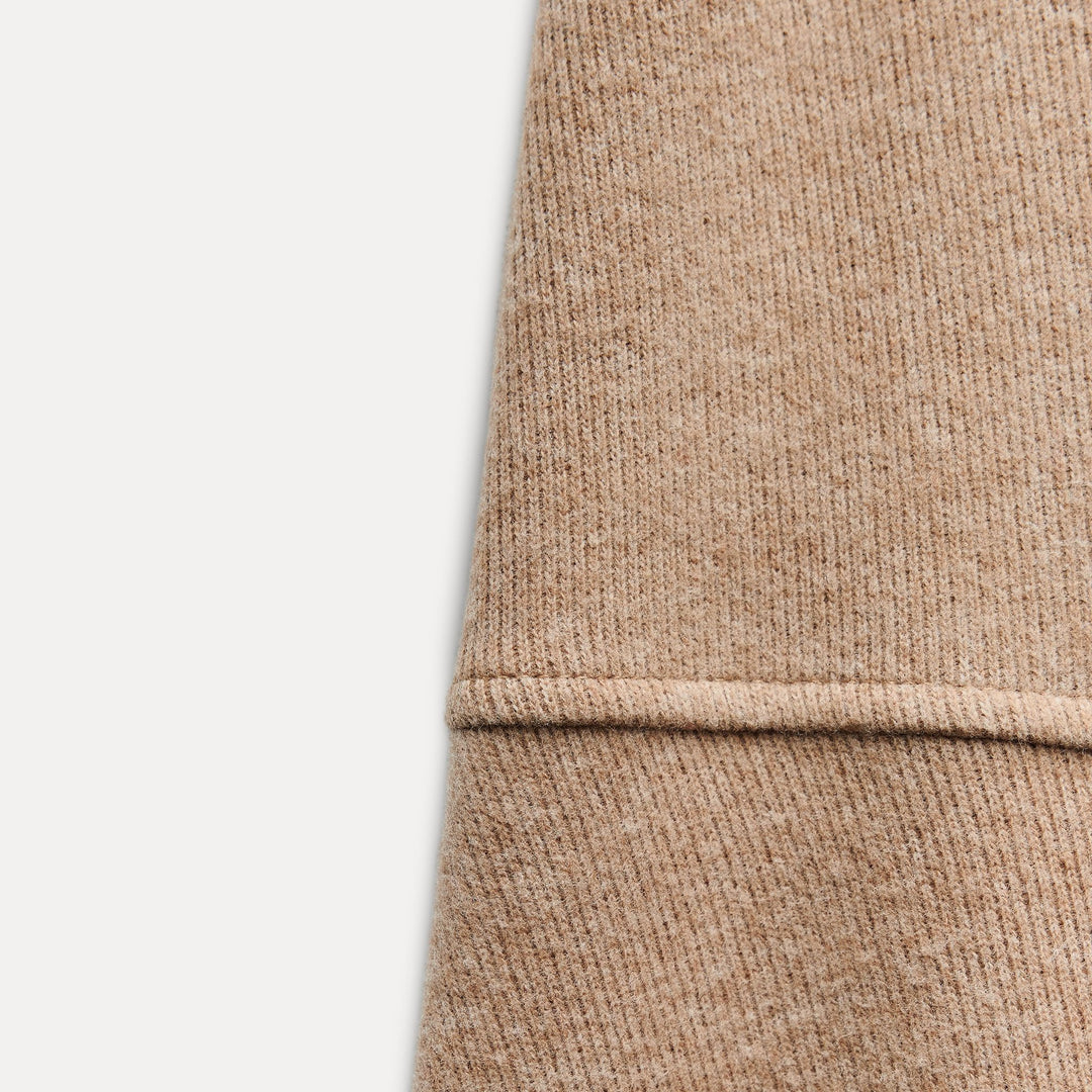 Moudda ZARA - Jupe mi-longue volume, toucher doux, couture ton sur ton - Tunisie 3