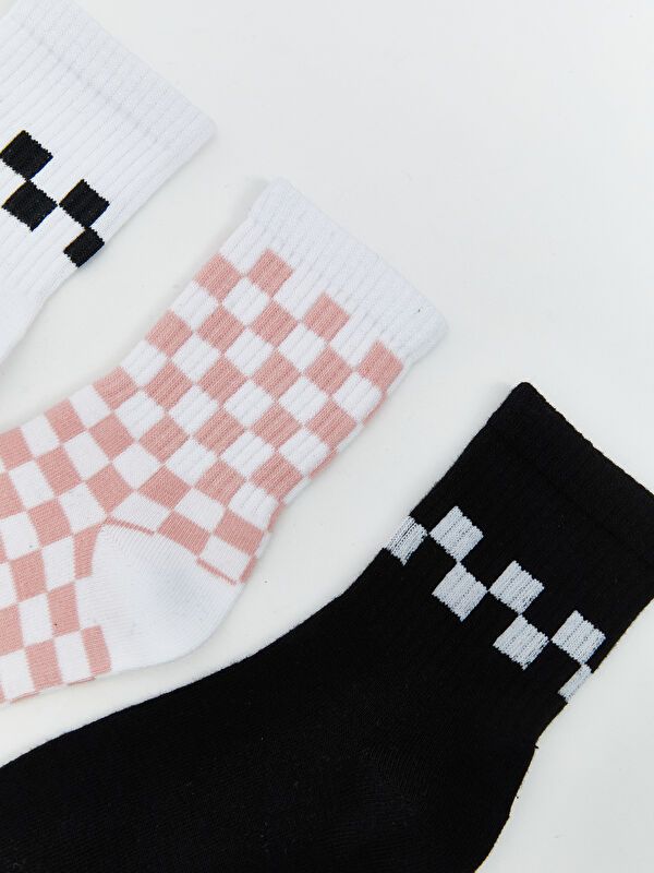 Moudda LC Waikiki - Chaussettes courtes Femme Ecru - Tunisie 2