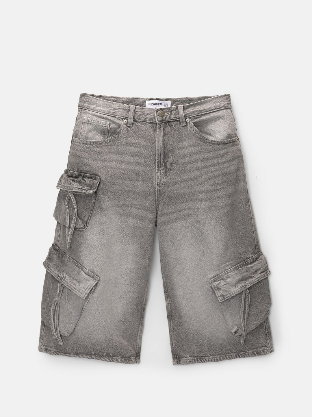 Moudda PULL & BEAR - Bermuda Cargo Longue Denim - Tunisie 4