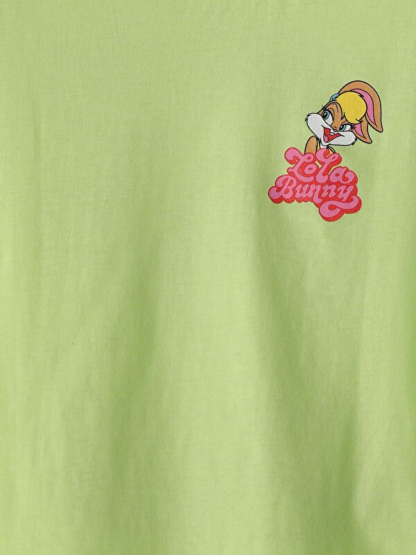 Moudda LC Waikiki - Body jersey manches courtes licence Fille Vert pastel - Tunisie 4