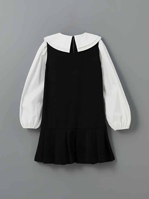 Moudda LC Waikiki - Robe en jersey manches longues Fille Noir - Tunisie 2