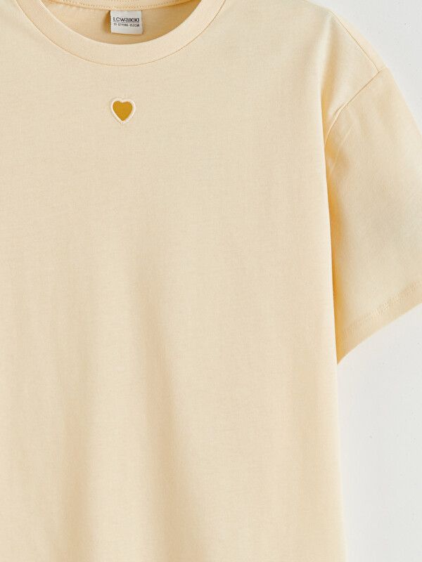 Moudda LC Waikiki - Body manches courtes en jersey pour Fille couleur  Jaune - Tunisie 3