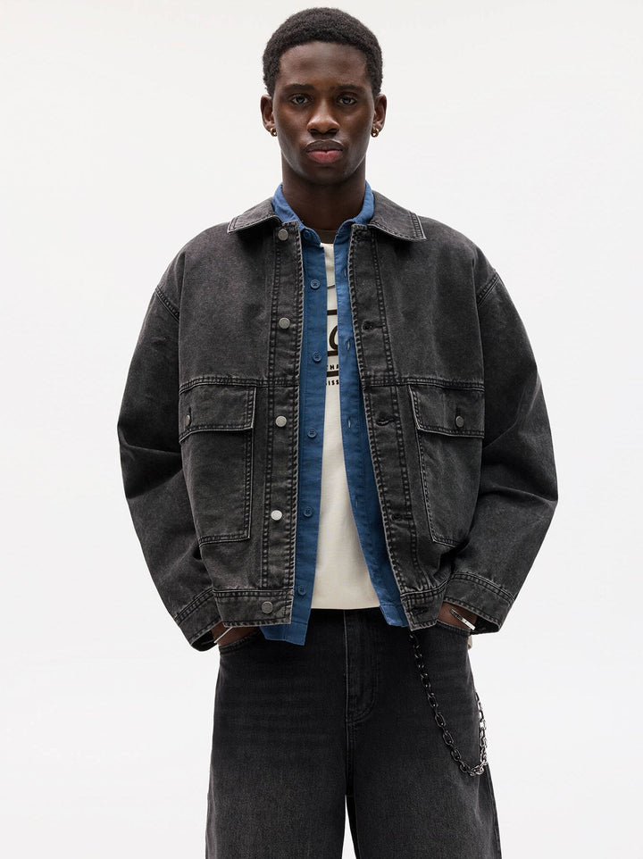 Moudda PULL & BEAR - Veste Coton Lavée - Poche Plastro - Tunisie 2