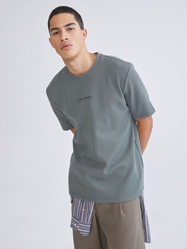 Moudda LC Waikiki - T-shirt imprimé manches courtes en jersey - Tunisie 1