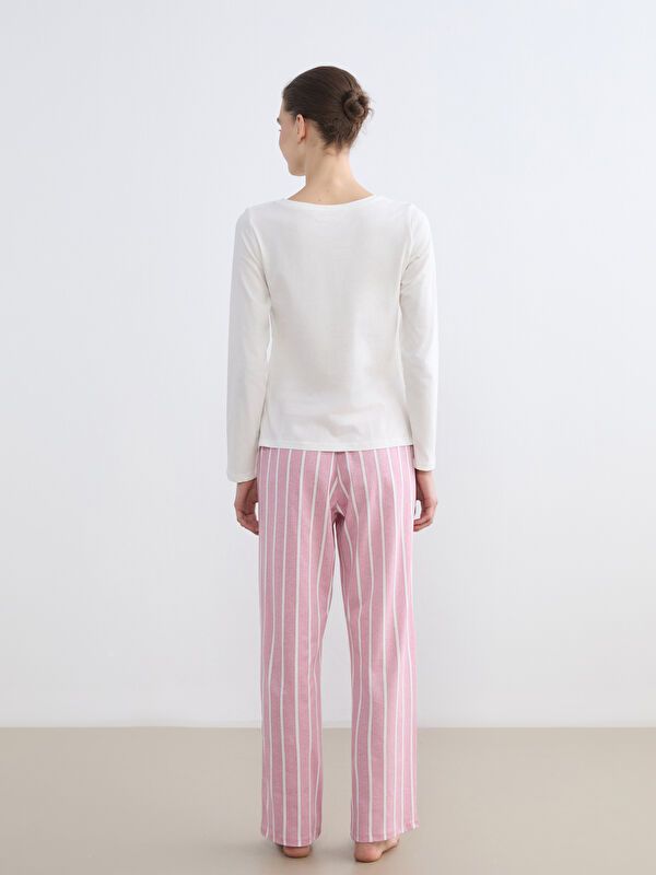 Moudda LC Waikiki - Pyjama manches longues en jersey pour Femme - Tunisie 4