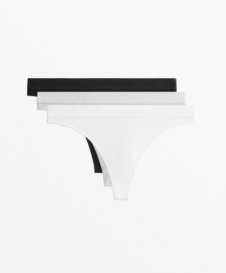 Moudda Oysho - Pack 3 Culottes Coton - Logo Capsule - Tunisie 1