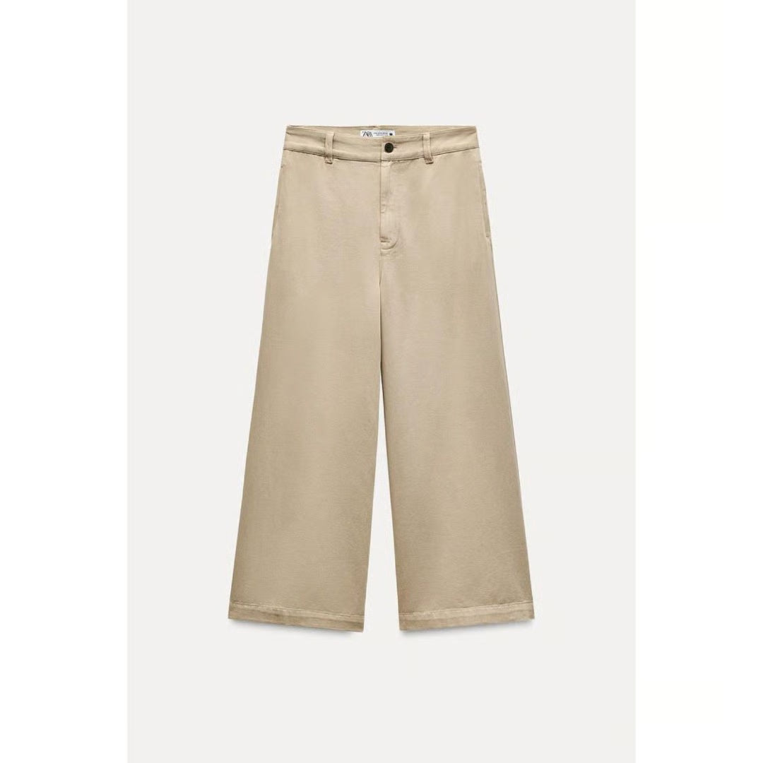 Pantalon taille haute culotte coordonné