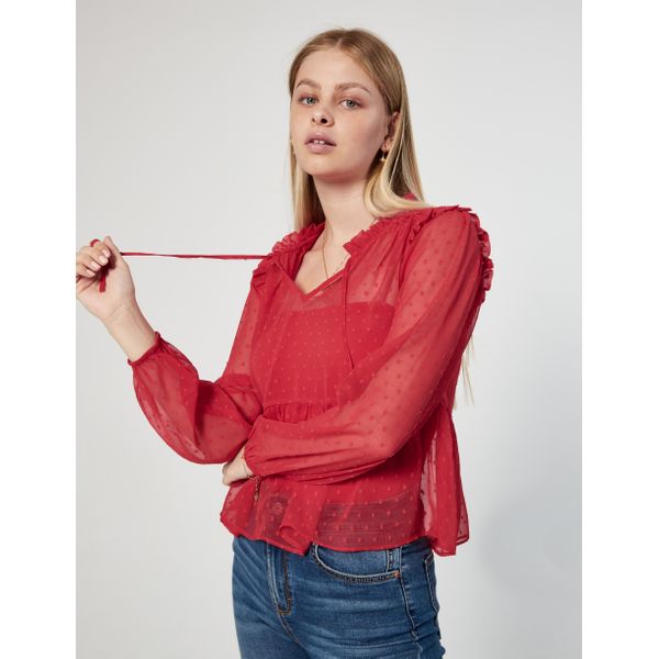 Blouse plumetis Marque Jennyfer, Moudda Tunisie