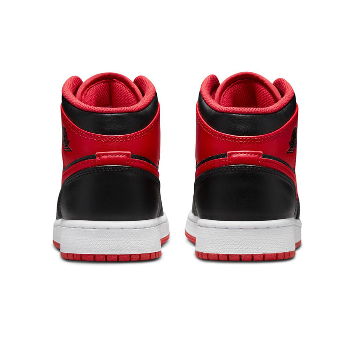 Air Jordan 1 Mid (Gs) Rouge  Moudda 4
