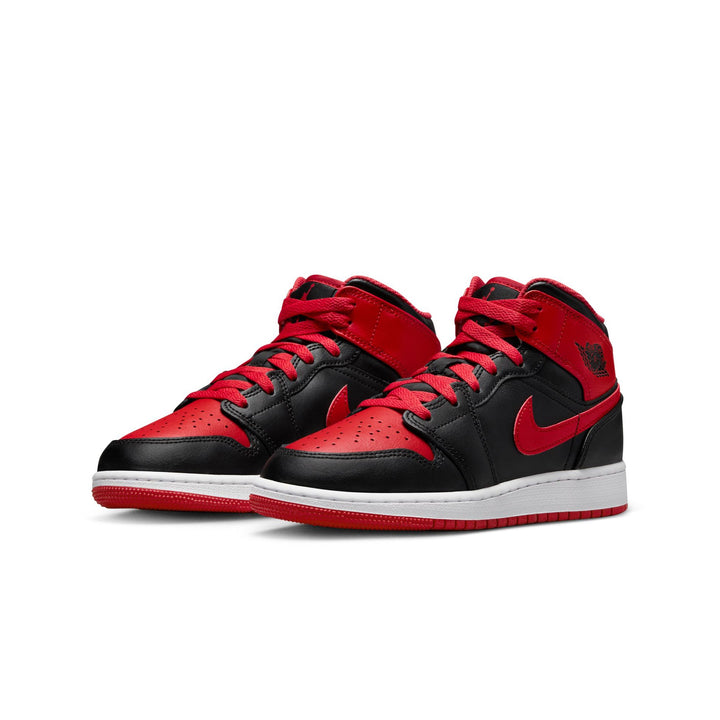 Air Jordan 1 Mid (Gs) Rouge  Moudda 1