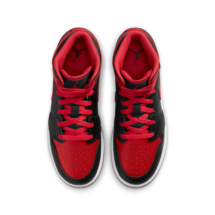 Air Jordan 1 Mid (Gs) Rouge  Moudda 3
