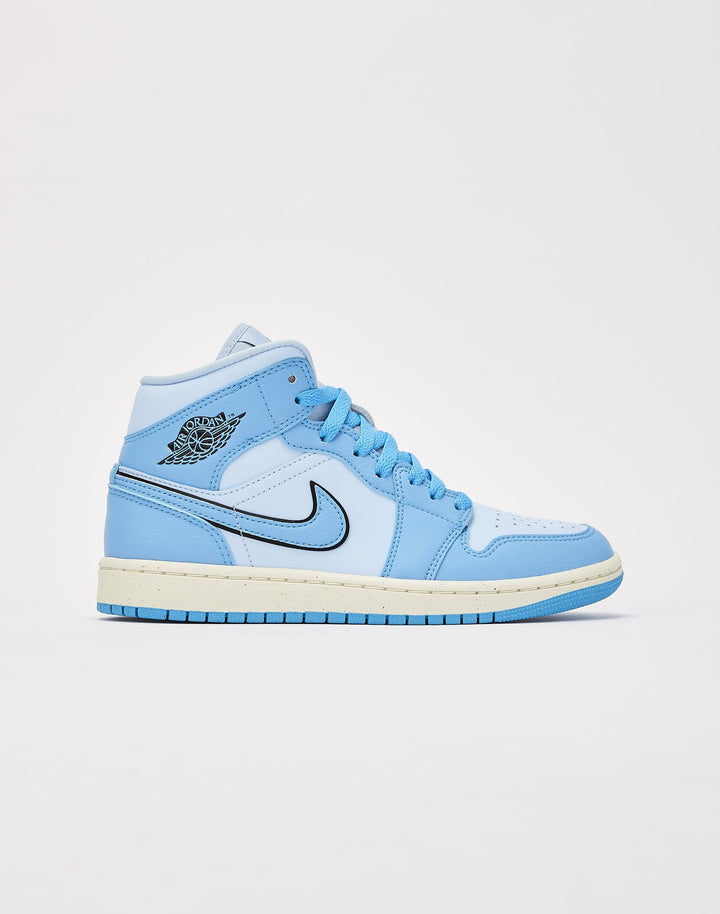 Wmns Air Jordan 1 Mid Se Bleu Moudda 4