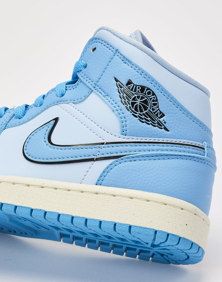 Wmns Air Jordan 1 Mid Se Bleu Moudda 2