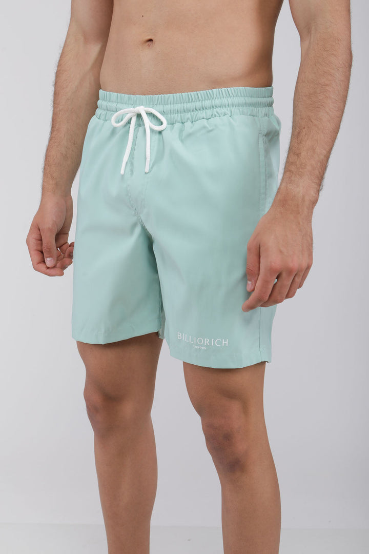 Short De Bain Mi-Long Avec Cordon De Serrage