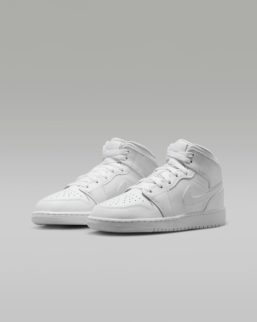 Air Jordan 1 Mid (Gs) Blanc Moudda 1